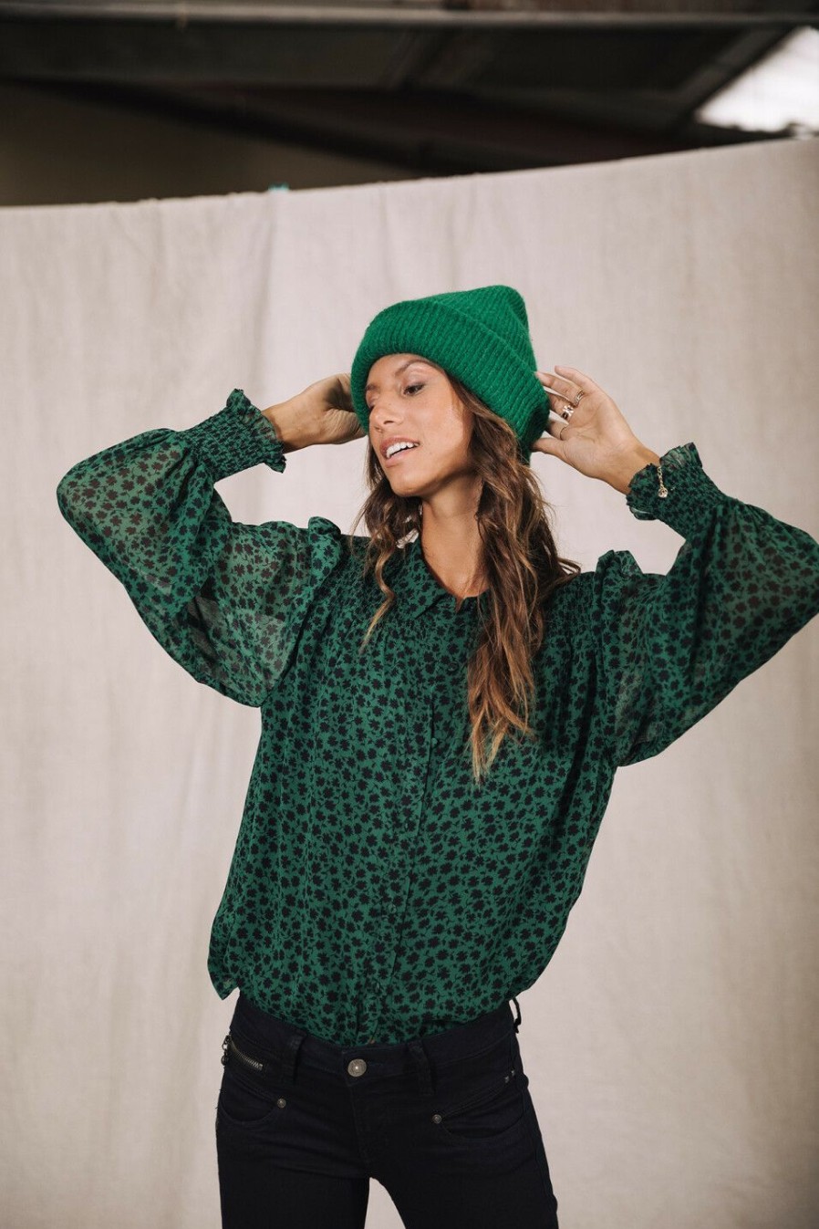 Women Freeman T. Porter Tops & Shirts | Eloise Clover Pine Green